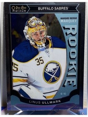 🇨🇦NOW $4🍀 Linus Ullmark 2015/16 OPC Platinum Senators Rookie RC Hockey Card